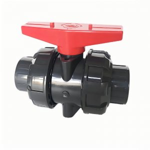 帶平臺的UPVC承插球閥，可加裝電氣動執(zhí)行