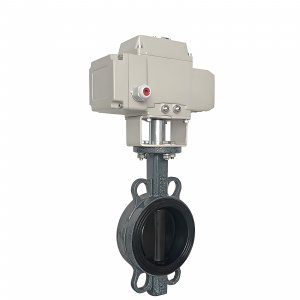 電動(dòng)蝶閥D971J-10 DN50襯膠耐腐蝕