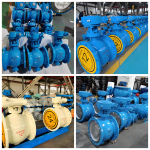 PQ340X-10Q，DN100，PN10手動(dòng)偏心半球閥